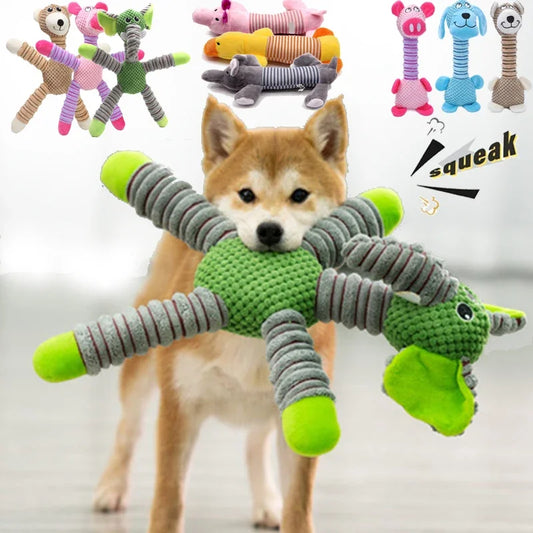 Tough Squeaky Plush Toy for Dogs