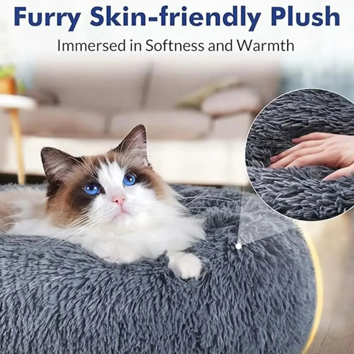 PlushPaw Round Bed